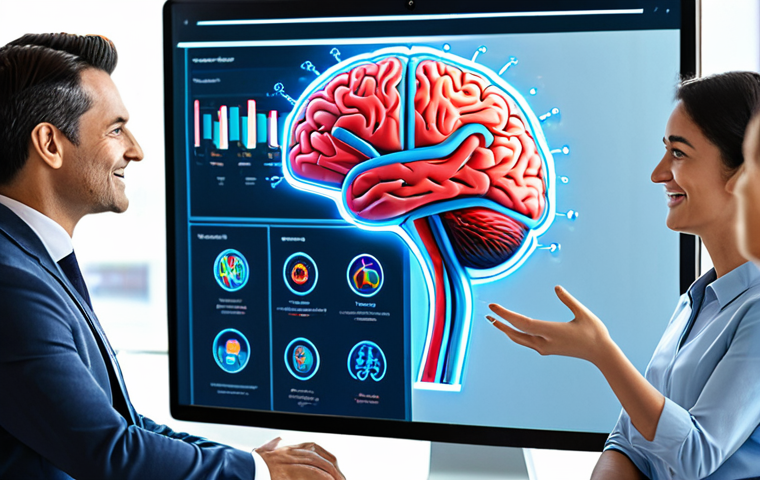 **

A friendly and helpful AI assistant, depicted as a diverse and inclusive team of professionals, working collaboratively in a modern, brightly lit office.  The AI is visually represented as a glowing, stylized brain or neural network graphic overlayed on the team, symbolizing its ability to understand customer needs. Everyone is fully clothed in appropriate business attire.  Safe for work, appropriate content, family-friendly, professional, perfect anatomy, correct proportions, well-formed hands, proper finger count, natural body proportions.

**