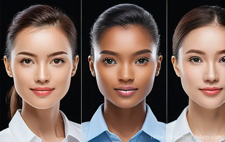 감정인식 AI와 데이터 기반 고객 관리의 중요성 - Here are three detailed image generation prompts in English, designed to adhere to your guidelines a...