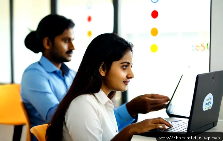 Home 17 감정인식 AI와 고객 피드백 분석 - Photorealistic customer feedback analysis scene in a modern Bangladesh-based service office, a Benga...
